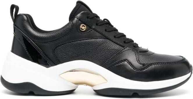 Michael Kors Orion chunky-sole leather sneakers Black - Picture 7