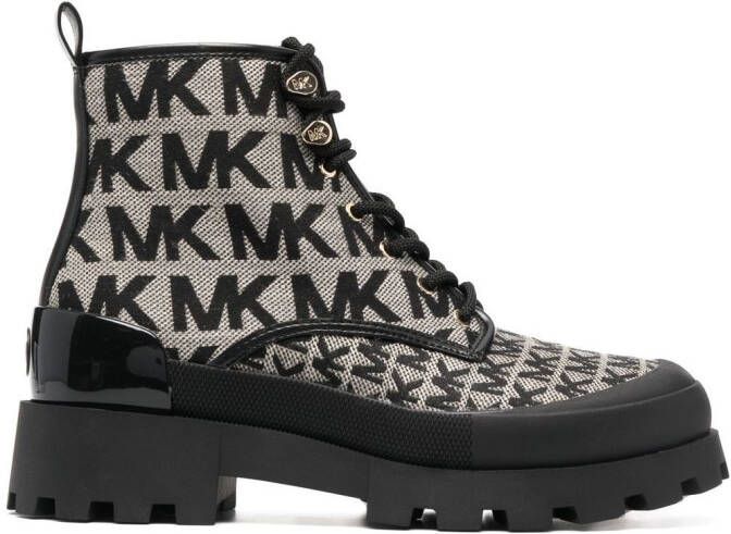 Michael Kors Payton logo-print ankle boots Neutrals - Picture 2