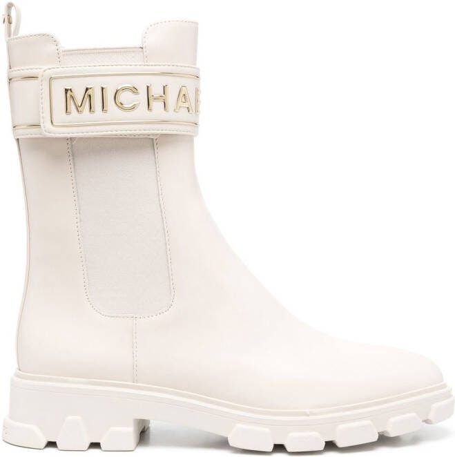 Michael Kors Edie knit high-top sneakers Black
