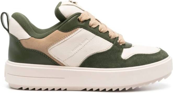 Michael Kors Rumi colour-block leather platform sneakers Orange - Picture 5