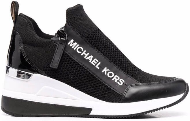 Michael Kors Willis stretch knit sneakers Black - Picture 2