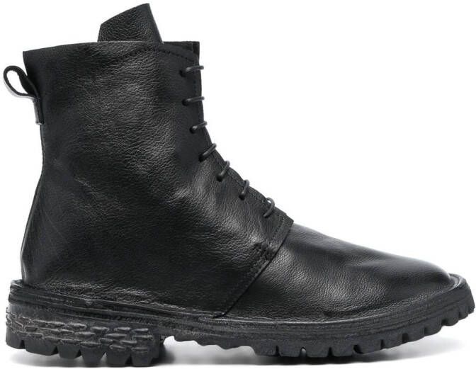 Moma 35mm lace-up ankle boots Black