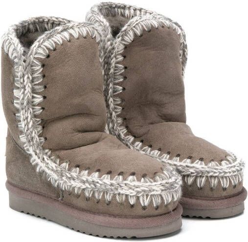 Mou Kids Eskimo ankle boots Grey