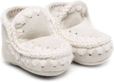 Mou Kids Eskimo shearling boots Grey
