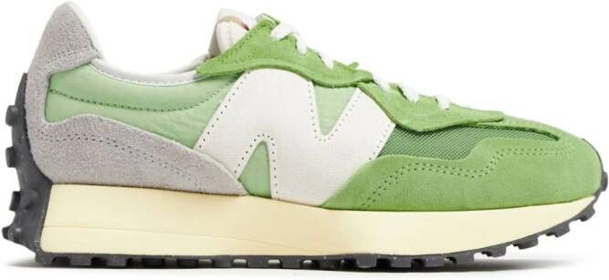New Balance 574 colour-block suede sneakers Orange - Picture 3