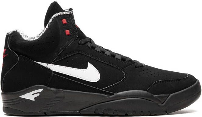 Nike Air Flight Lite Mid "Black White Varsity Red" sneakers