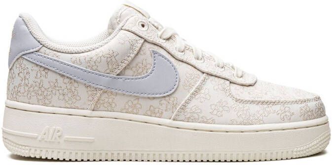 Nike Air Force 1 '07 SE JACQ "Multicolor Football Grey Sail" sneakers Neutrals - Picture 9