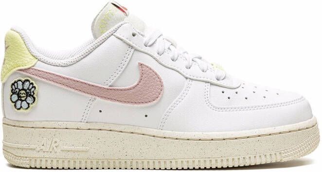 Nike Air Force 1 '07 ESS "Glitter Swoosh Canyon Purple" sneakers White - Picture 3