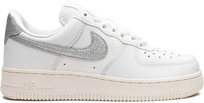 Nike Air Force 1 '07 "Summit White Sail White Metallic Silver" sneakers - Picture 3