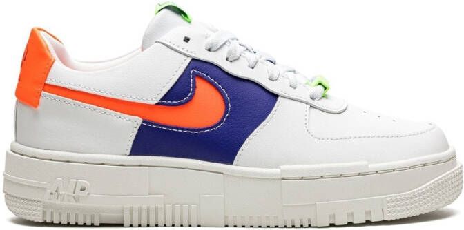 Nike Air Force 1 Low Pixel "White Concord Crimson" sneakers - Picture 3