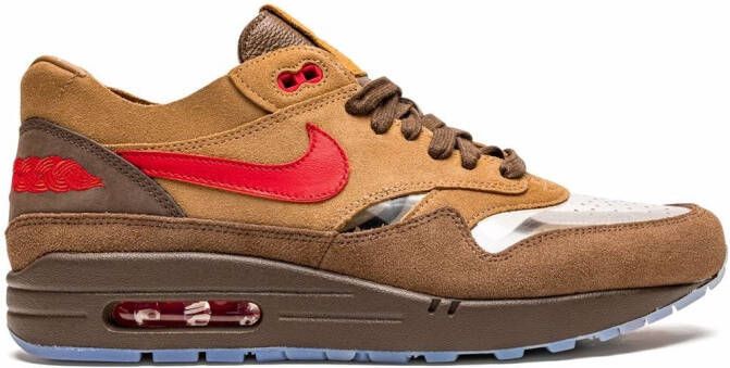 Nike x CLOT Air Max 1 "Kiss Of Death CHA" sneakers Brown - Picture 2