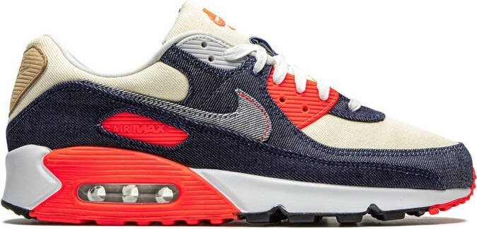 Nike x Ruohan Wang Flyleather Air Max 90 QS sneakers White - Picture 5