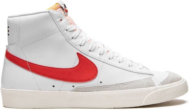 Nike Blazer Mid '77 Vintage "Mismatched Swoosh Blue Red" sneakers White - Picture 2