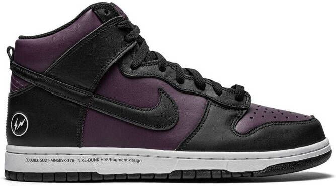 Nike x Frag t Dunk High "City Pack Beijing 2021" sneakers Black - Picture 2