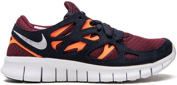 Nike Free Run 2 "Dark Beetroot White Total Oran" sneakers Red - Picture 2
