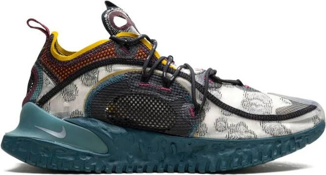 Nike ISPA Flow 2020 "Black Sport Turquoise University Gold" sneakers