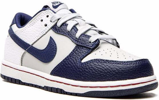 Nike Kids x NBA Dunk Low "75th Anniversary Brooklyn Nets" sneakers Grey