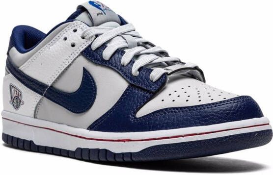 Nike Kids x NBA Dunk Low "75th Anniversary Brooklyn Nets" sneakers Grey