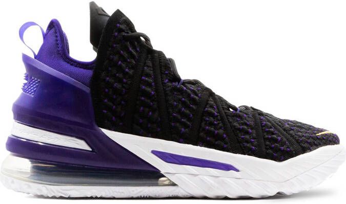 Nike LeBron 18 "Lakers" sneakers Black - Picture 2