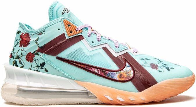 Nike x Mimi Plange LeBron 18 Low "Daughters" sneakers Blue - Picture 2