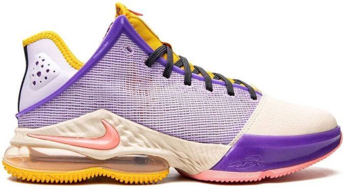 Nike LeBron XIX Low "Mismatch" sneakers Purple - Picture 2