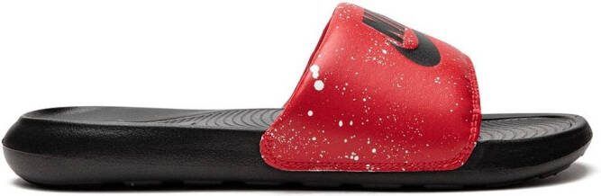 Nike Victori One Print "Paint Splatter" slides Red - Picture 4