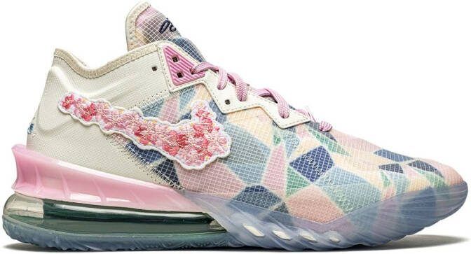 Nike x atmos LeBron XVIII Low sneakers White - Picture 2