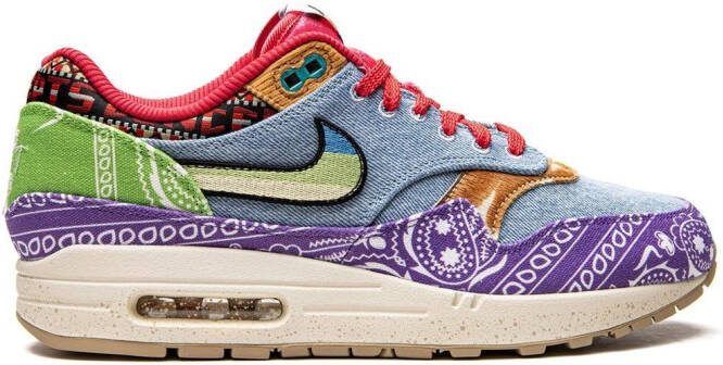Nike x Concepts Air Max 1 SP "Wild Violet Special Box" sneakers Blue - Picture 4