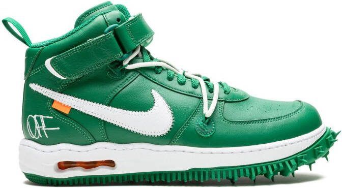 Nike x Off-White Air Force 1 Mid "Pine Green" sneakers