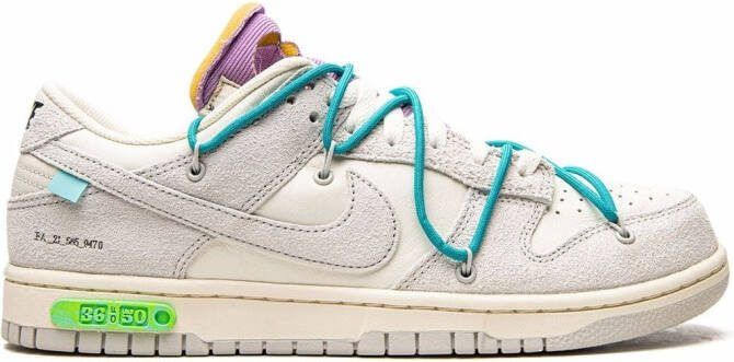Nike X Off-White x Off-White Dunk Low "Lot 36" sneakers Neutrals