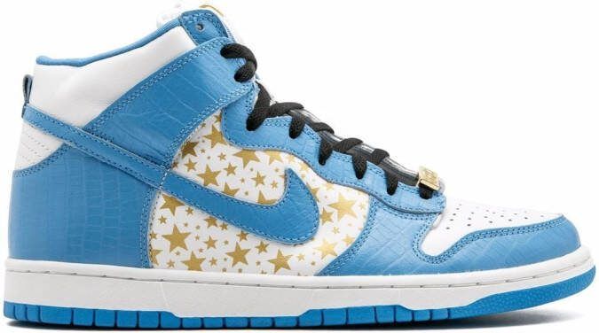 Nike x Supreme SB Dunk High Pro "Red Stars" sneakers White - Picture 2