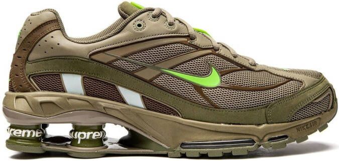 Nike x Supreme Shox Ride 2 SP "Green" sneakers Neutrals - Picture 3