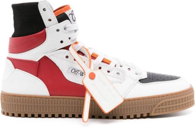 Off-White 3.0 Off Court leather sneakers Red