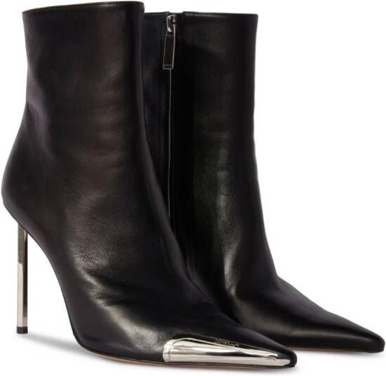 Off-White Allen Key pointed-toe ankle boots Black