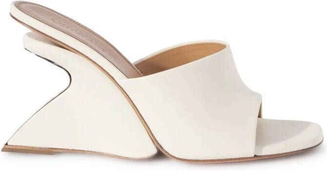 Off-White Jug wedge-heel leather mules