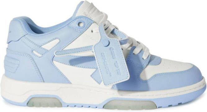 Off-White Out-Off-Office leather sneakers Blue