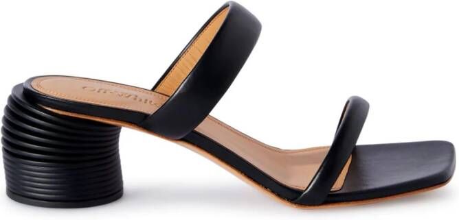 Off-White Spring leather sandals Black