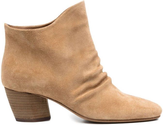 Officine Creative Beth 60mm suede boots Brown