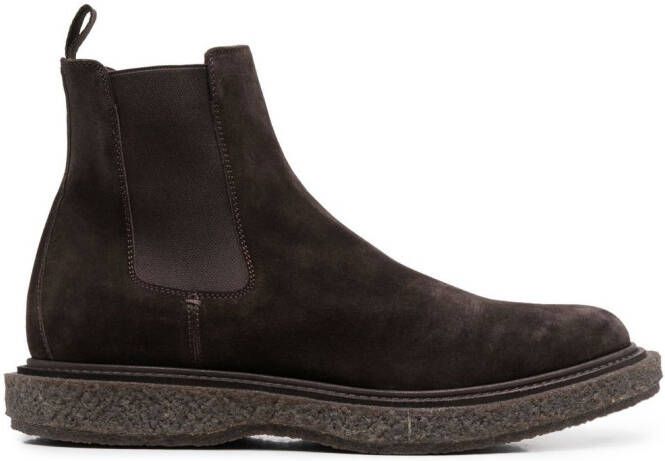 Officine Creative Bullet suede Chelsea boots Brown