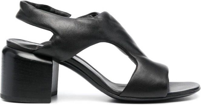 Officine Creative Ethel 70mm open-toe leather sandals Black
