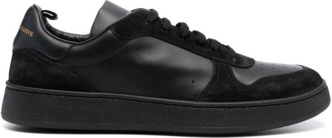 Officine Creative Mower low-top leather sneakers Black