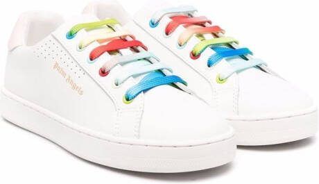 Palm Angels Kids logo-print low-top sneakers White