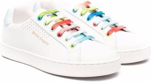Palm Angels Kids logo-print low-top sneakers White