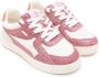 Palm Angels University glitter-panel sneakers White - Thumbnail 1