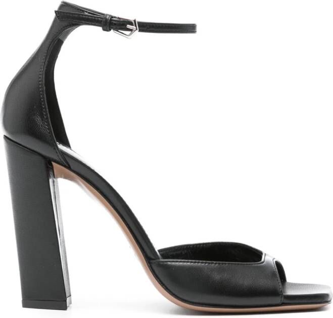 Paris Texas Grace 110mm sandals Black