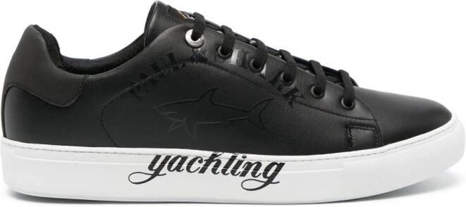 Paul  Shark logo-print low-top sneakers Black