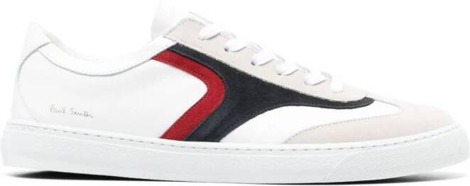 Paul Smith leather lace-up sneakers White