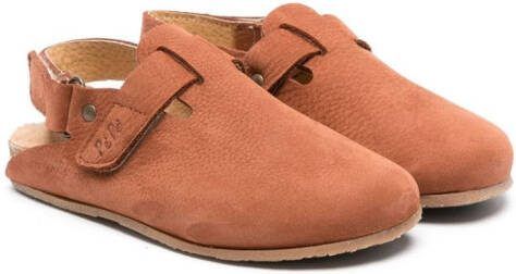 Pèpè Lucio slingback leather clogs Brown