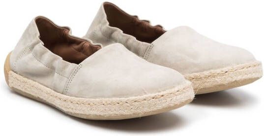 Pépé Kids slip-on espadrille ballerinas Grey