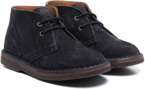 Pèpè suede lace-up boots Grey